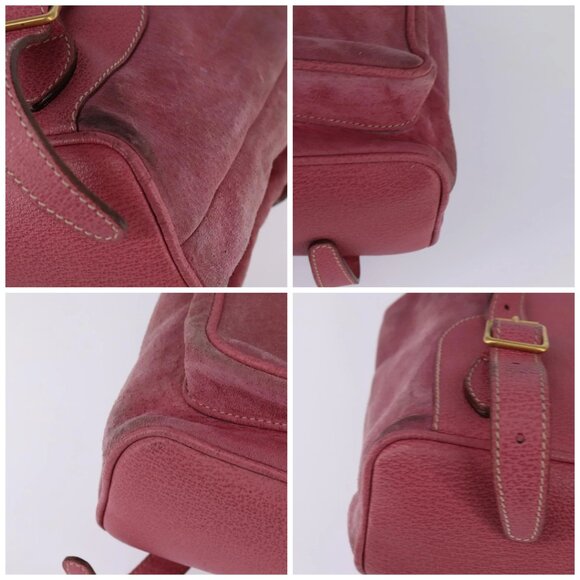 GUCCI Backpack Suede Pink Gold 003 2058 0016 main image 13